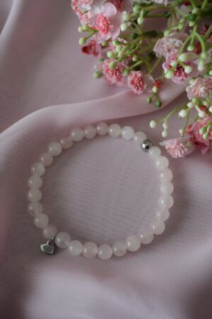 Kralenarmband Rozenkwarts 6mm ~ LC 005