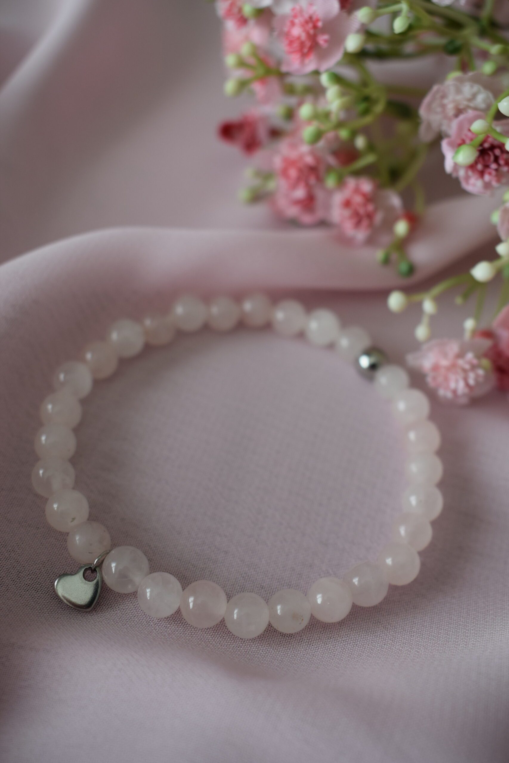 Kralenarmband Rozenkwarts 6mm ~ LC 005 - Afbeelding 4