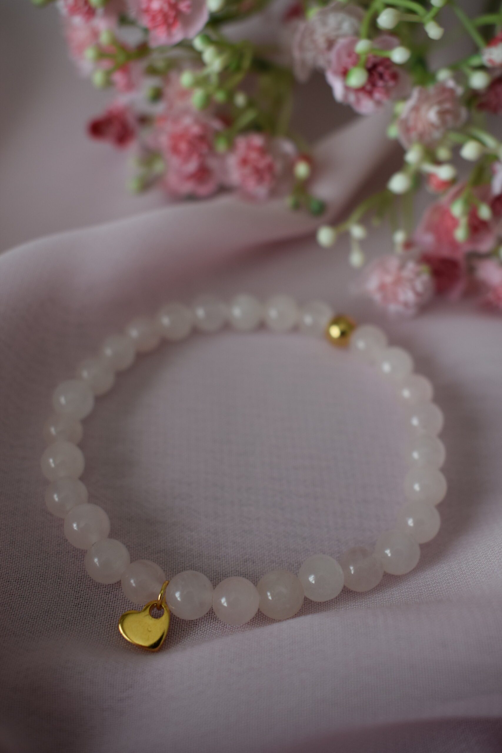 Kralenarmband Rozenkwarts 6mm ~ LC 006 - Afbeelding 4