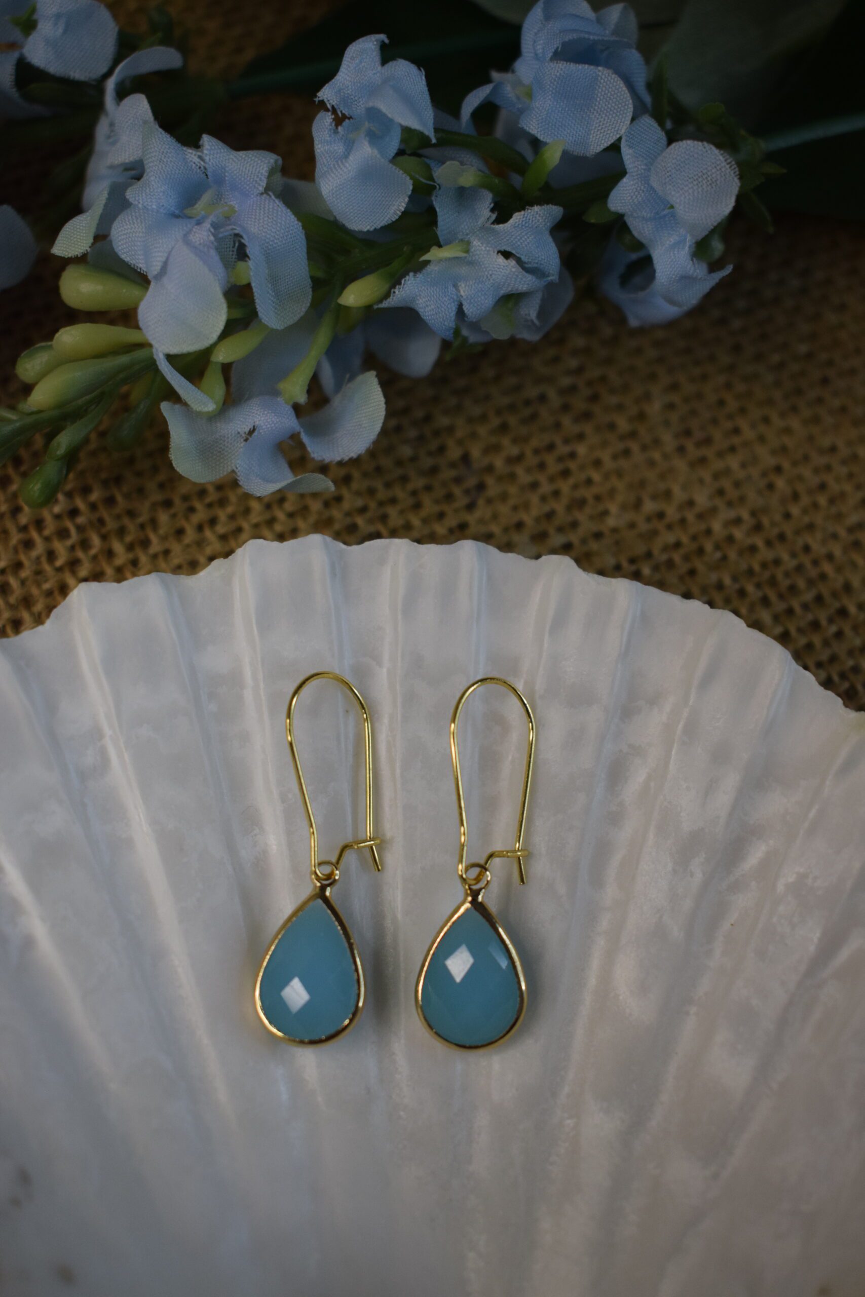 Oorhangers Turkoois Crystal Glass ~ CG 007 - Afbeelding 5