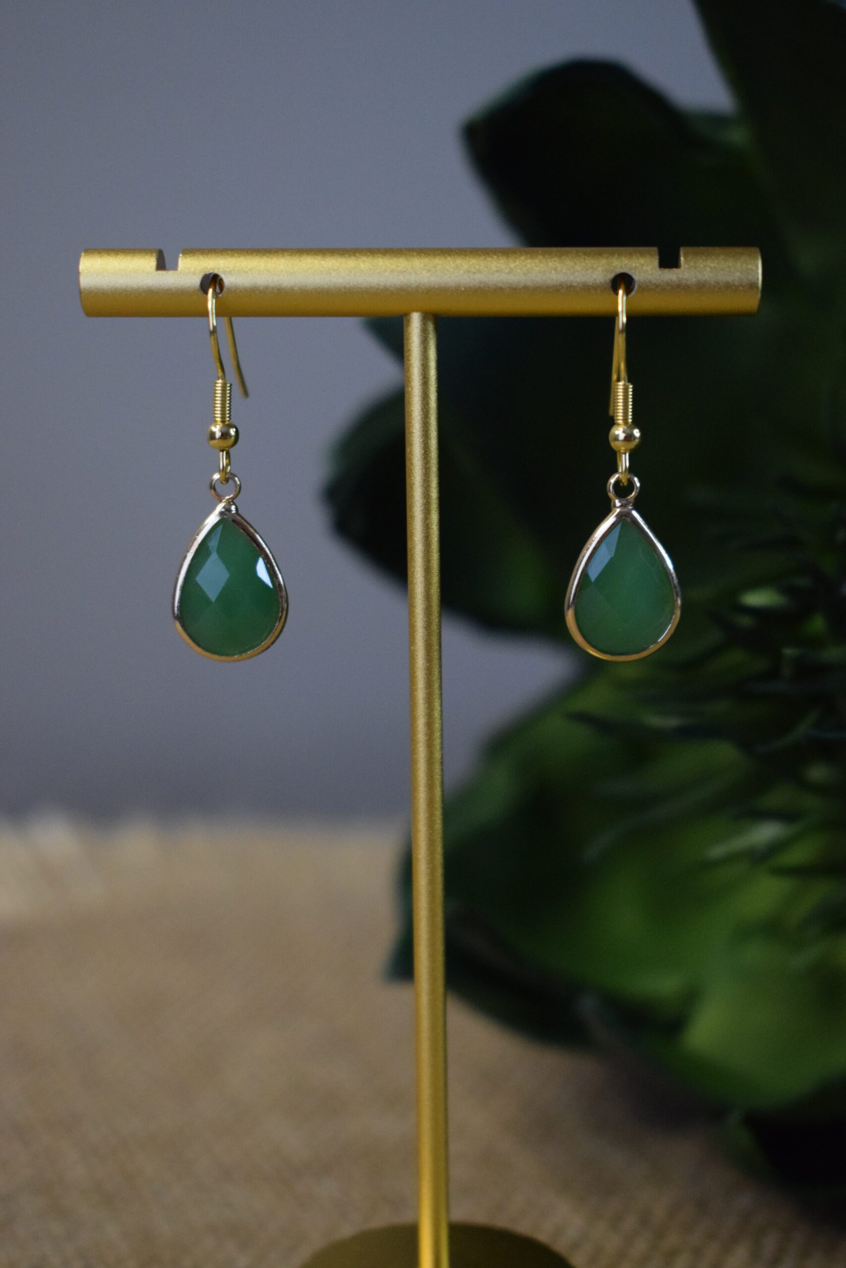 Oorhangers Lively Green Crystal Glass ~ CG 008 - Afbeelding 4