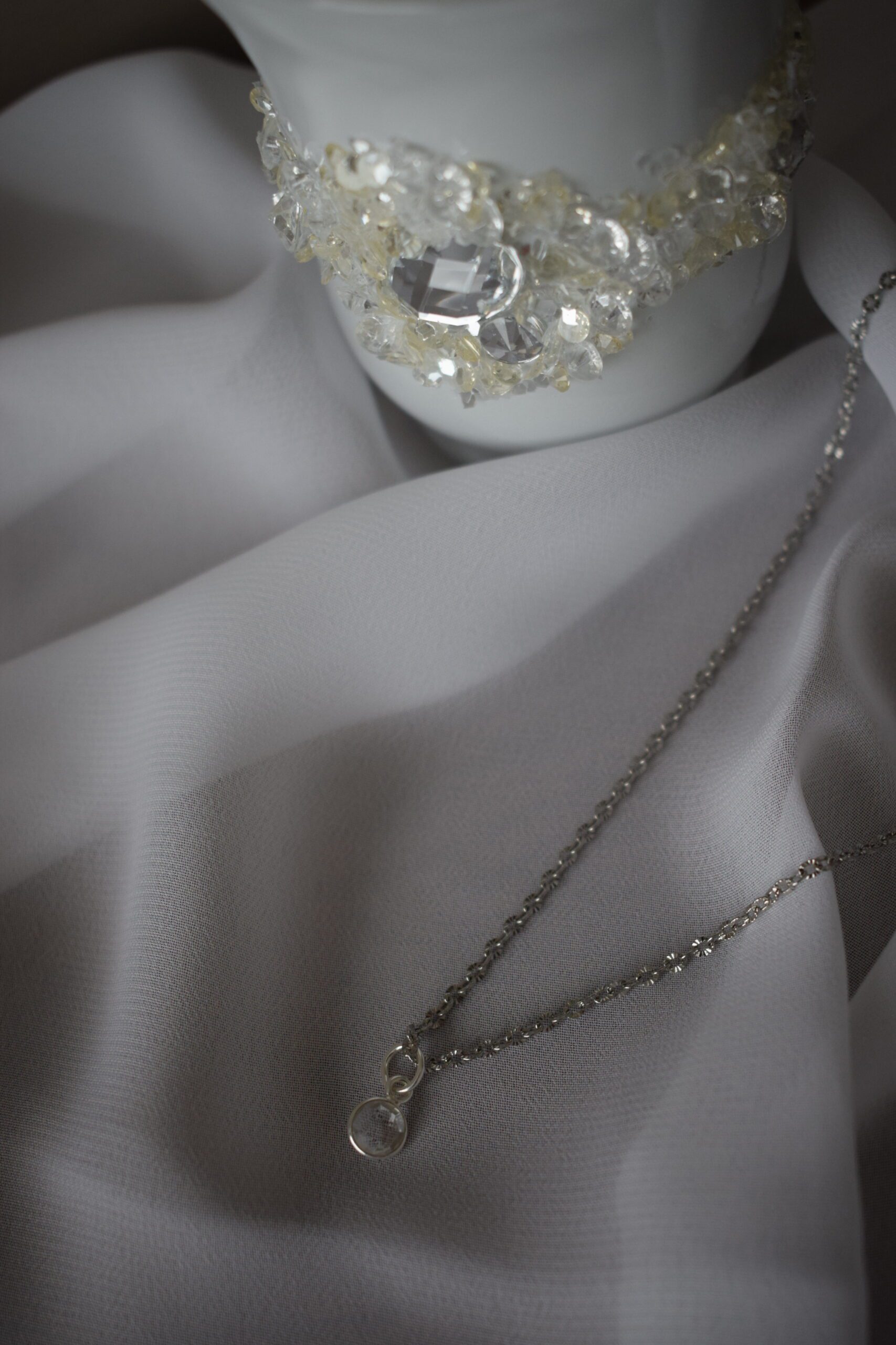 Halsketting Bergkristal ~ KG 004