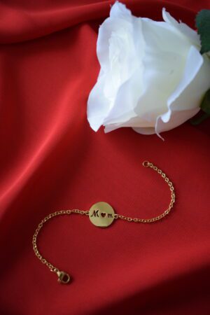 Armband 'MOM' in stainless steel ~ LC 023