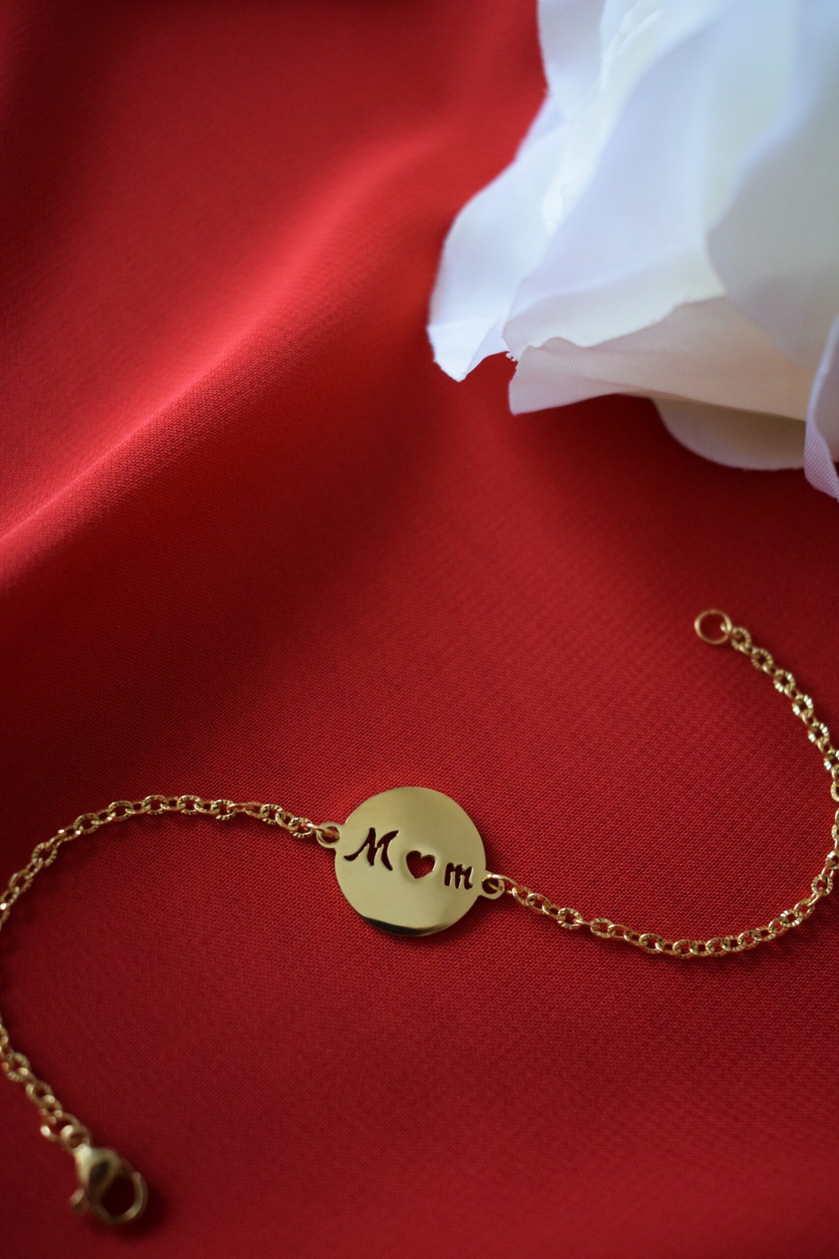 Armband 'MOM' in stainless steel ~ LC 023 - Afbeelding 4