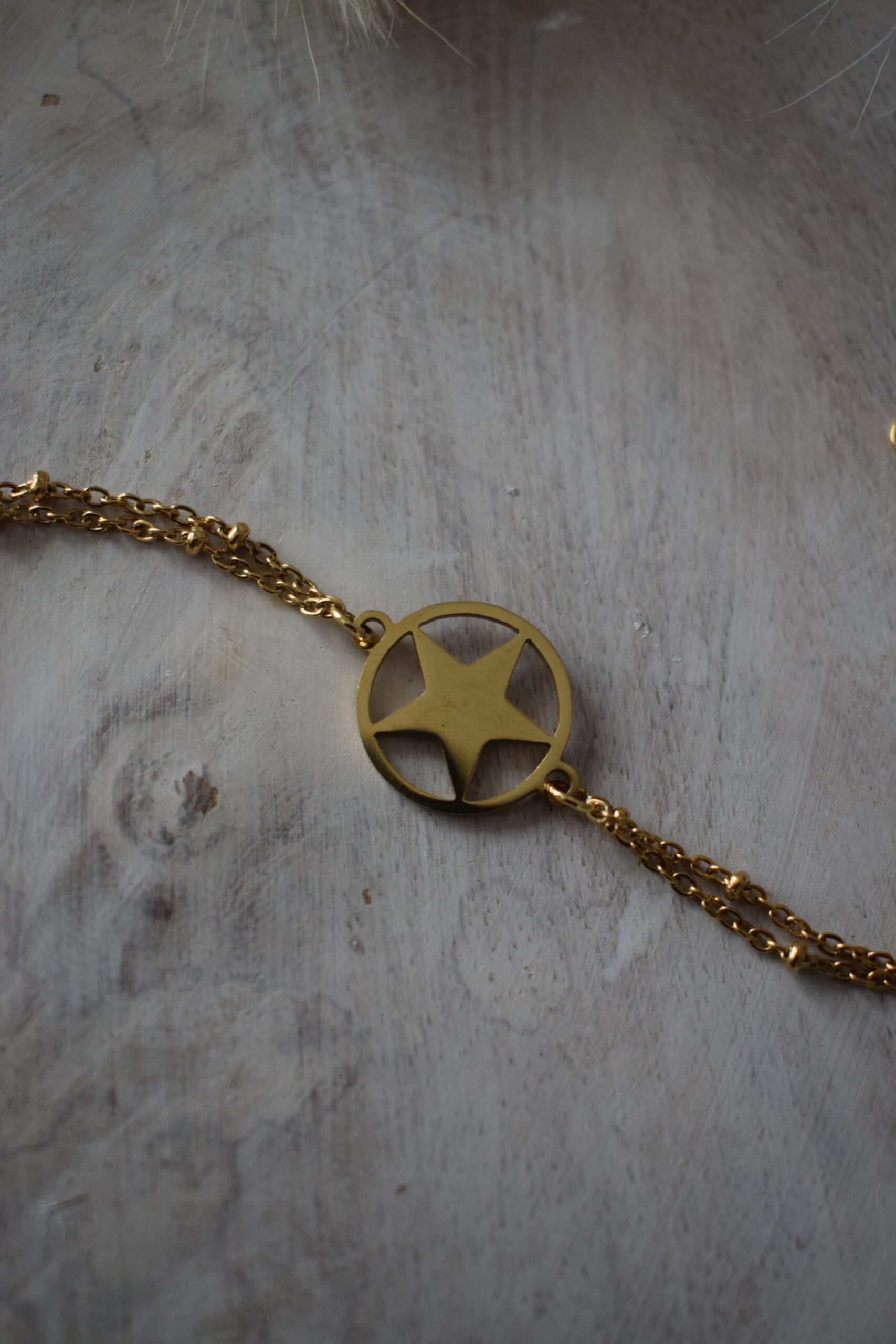 Armband stainless steel met Ster ~ ST 003 - Afbeelding 4