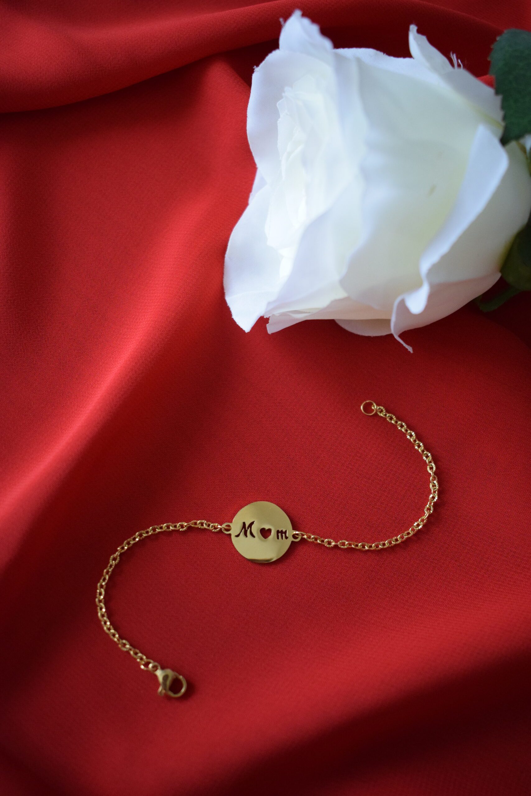 Armband 'MOM' in stainless steel ~ LC 023 - Afbeelding 2