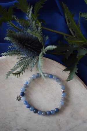 Kralenarmband Blauwe Aventurijn 6mm ~ BA 001