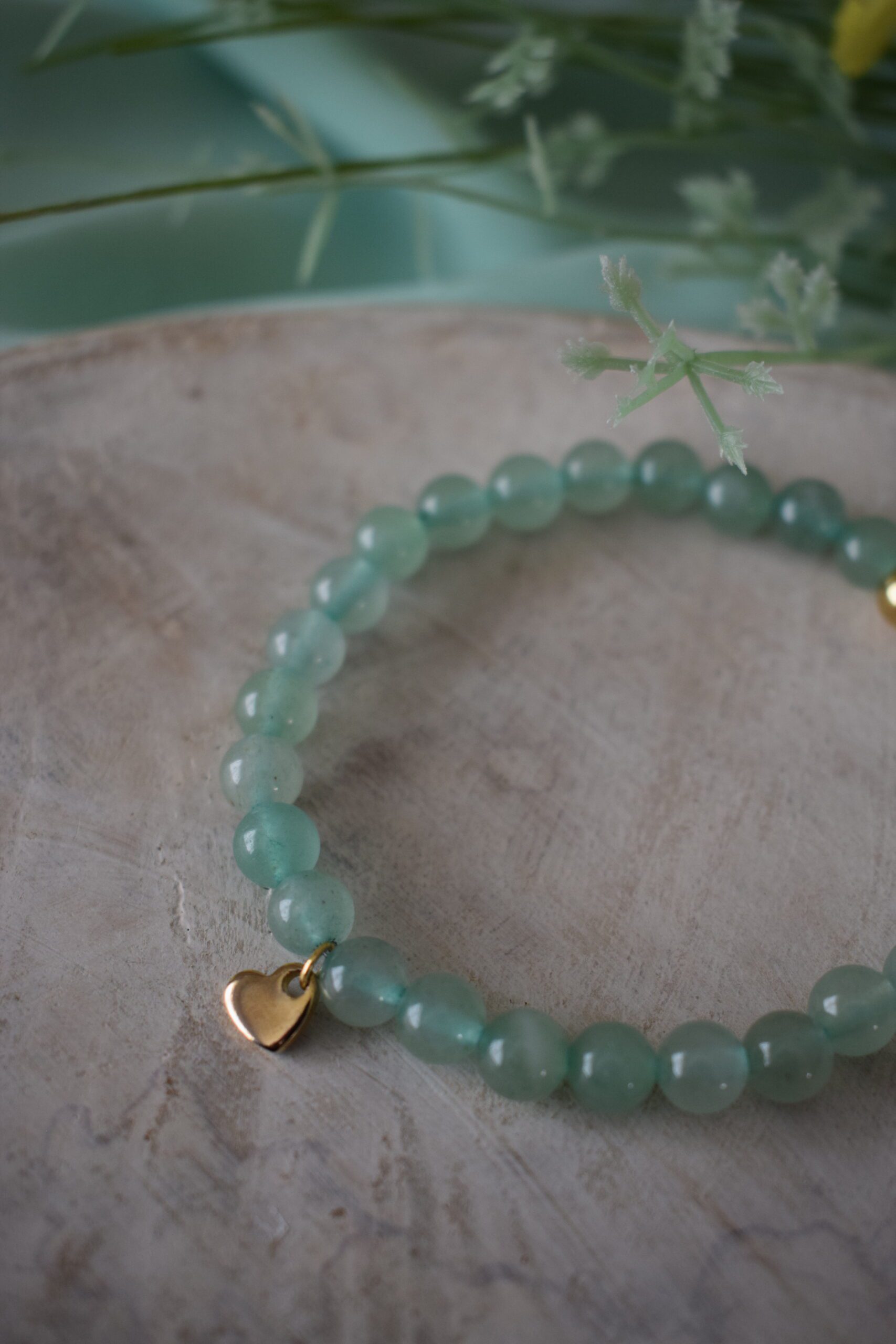 Kralenarmband Groene Aventurijn 6mm ~ GA 001 - Afbeelding 3