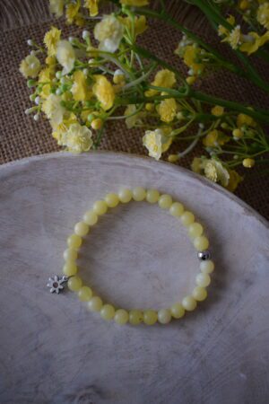 Kralenarmband Lemon Jade 6mm ~ LJ 001