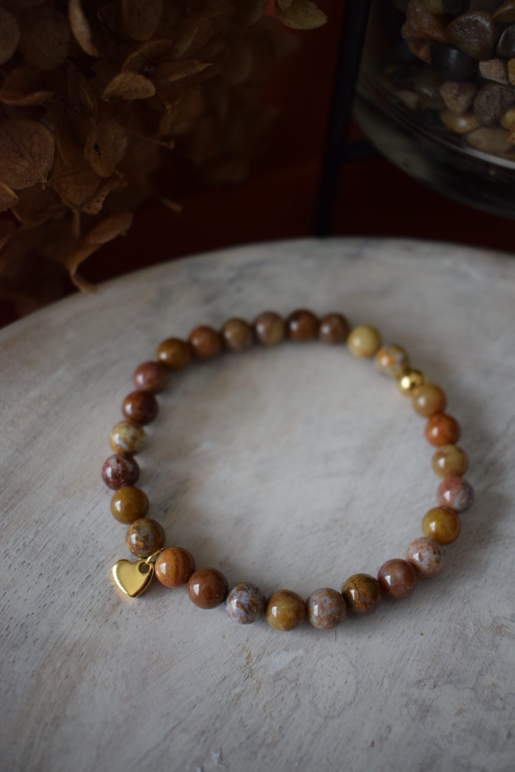Kralenarmband Natural Jade 6mm ~ NJ 001 - Afbeelding 2