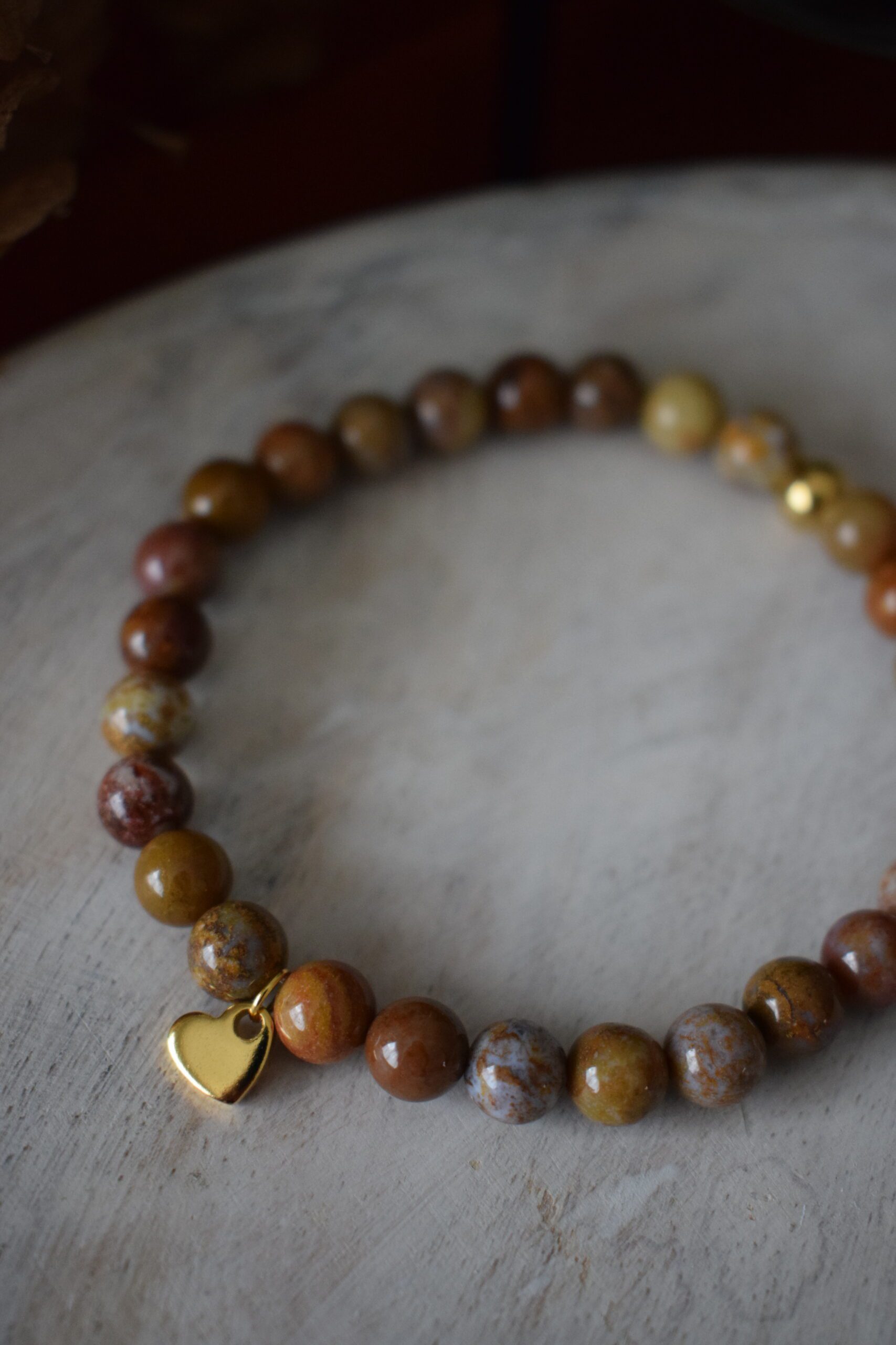 Kralenarmband Natural Jade 6mm ~ NJ 001 - Afbeelding 4