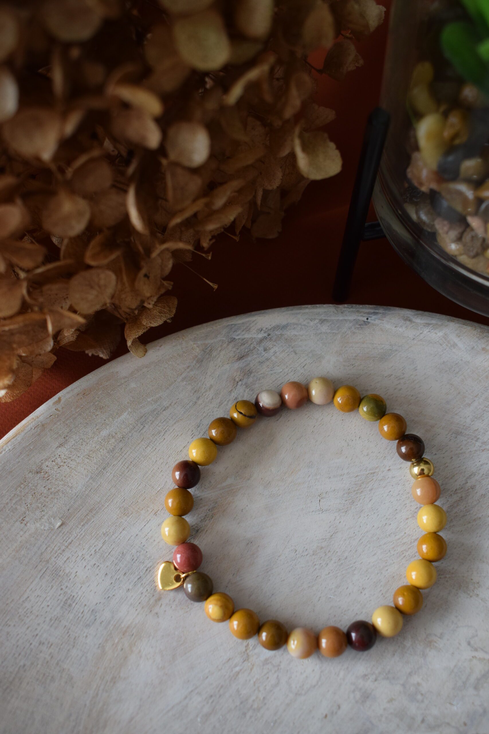 Kralenarmband Mookaïet 6mm ~ MO 001