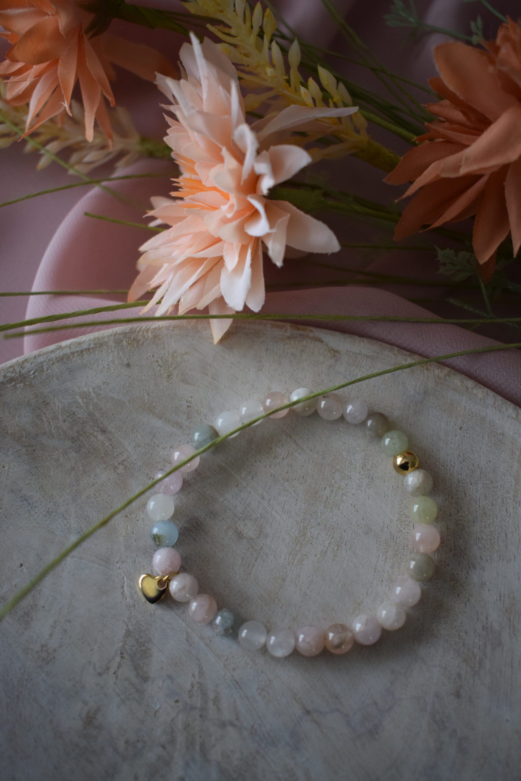 Kralenarmband Morganiet 6mm ~ MOR 001