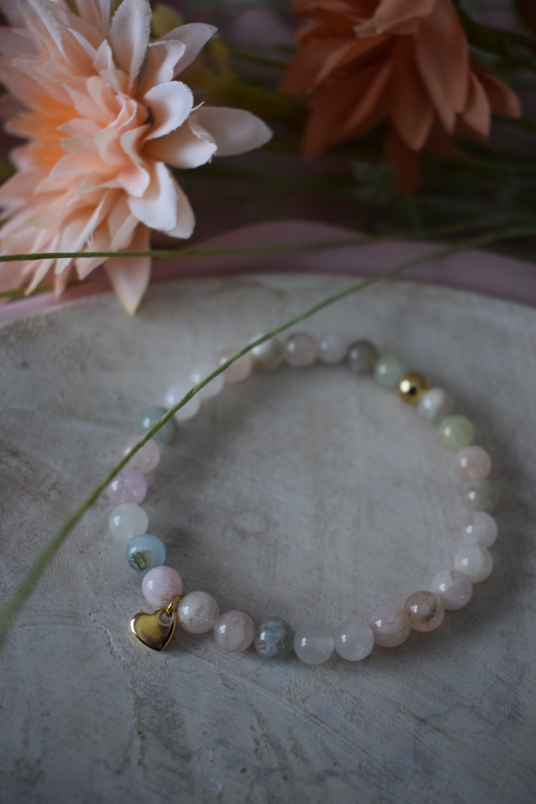 Kralenarmband Morganiet 6mm ~ MOR 001 - Afbeelding 3