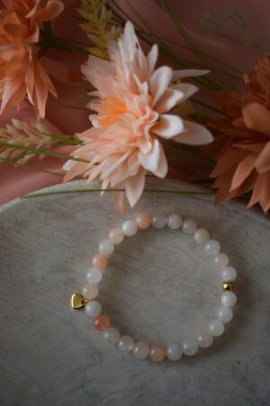 Kralenarmband Roze Aventurijn 6mm ~ RA 001
