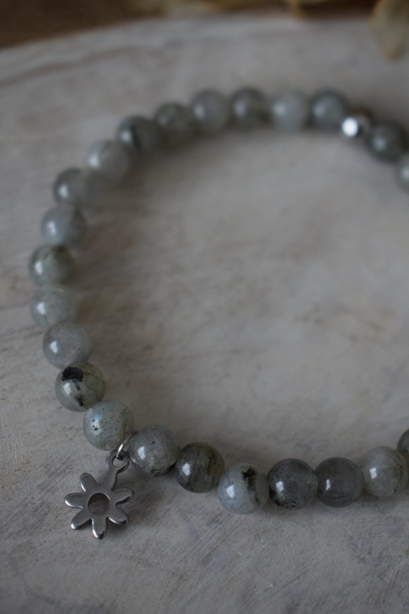 Kralenarmband Labradoriet 6mm ~ LA 001 - Afbeelding 4