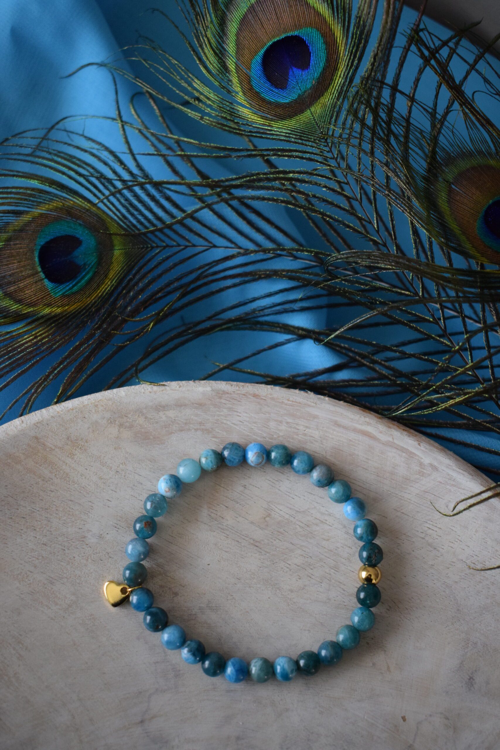 Kralenarmband Apatiet 6mm ~ AP 001