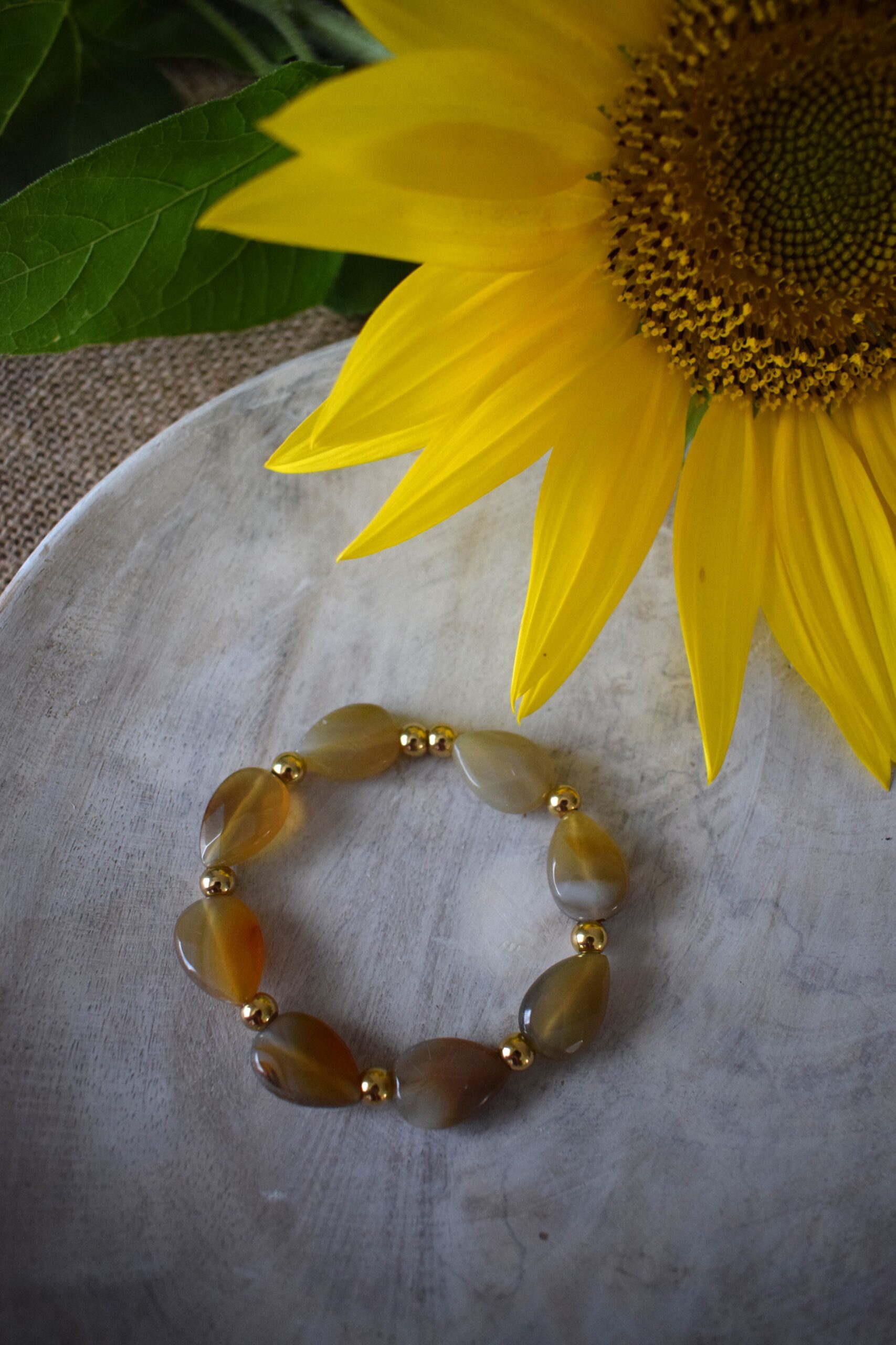 Armband Carneool edelsteenkralen ~ CA 002
