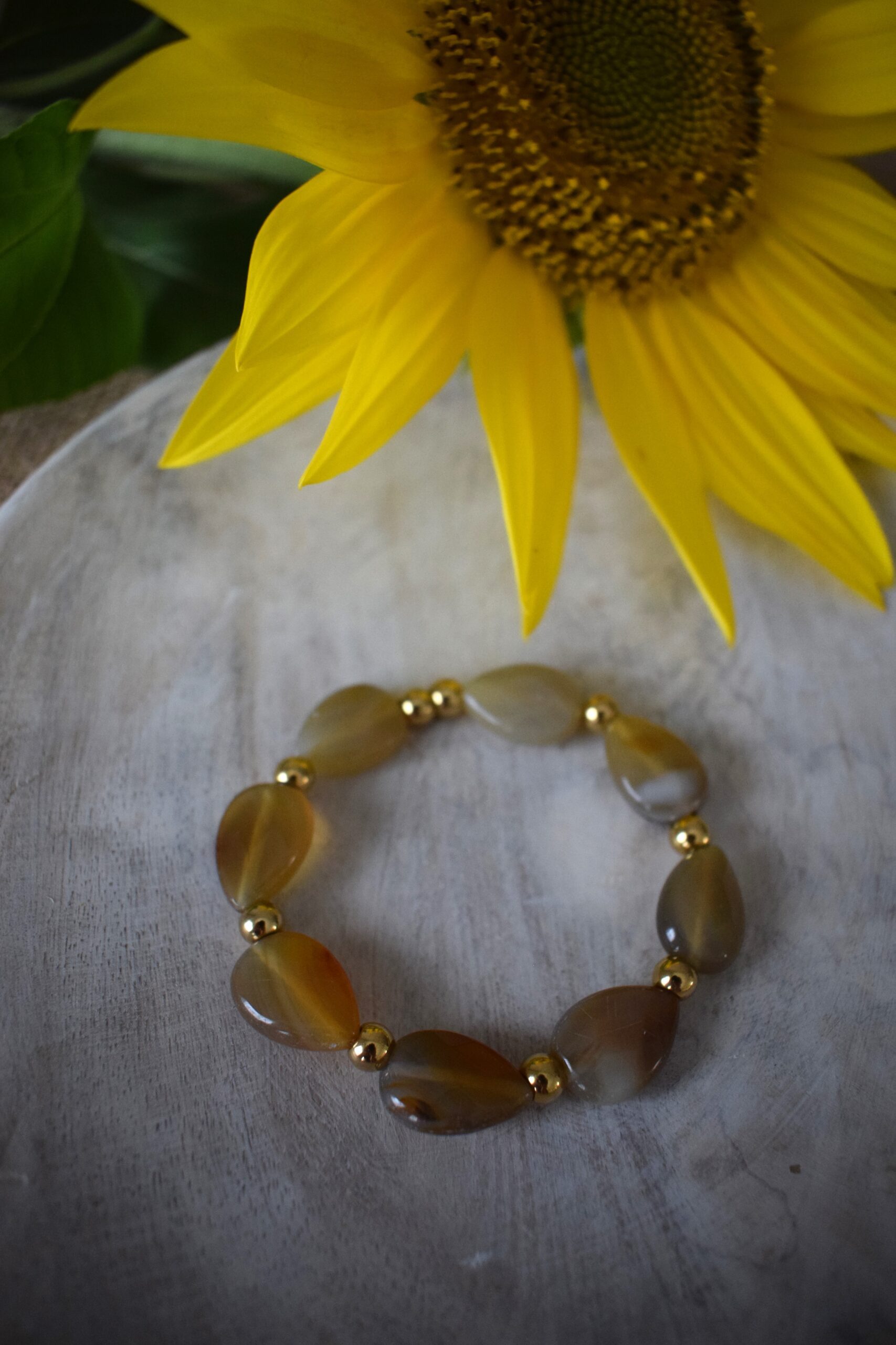 Armband Carneool edelsteenkralen ~ CA 002 - Afbeelding 2
