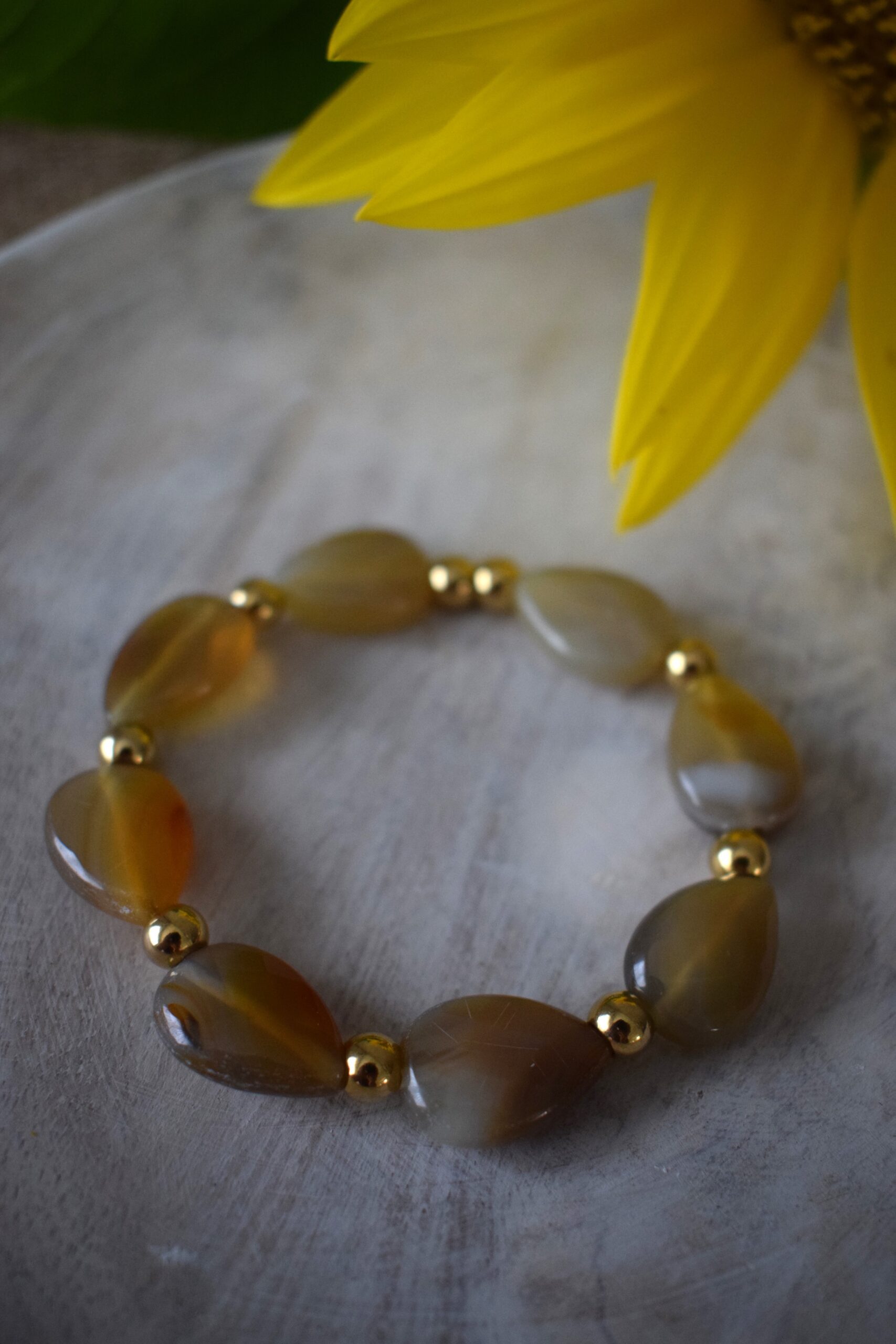 Armband Carneool edelsteenkralen ~ CA 002 - Afbeelding 4