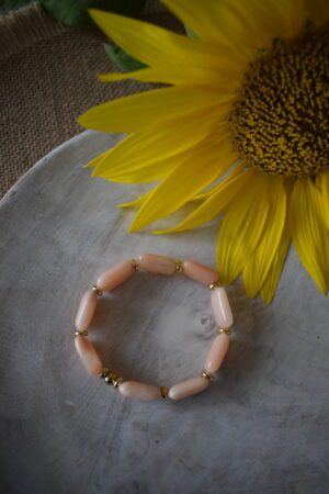 Armband Roze Aventurijn edelsteenkralen ~ RA 003