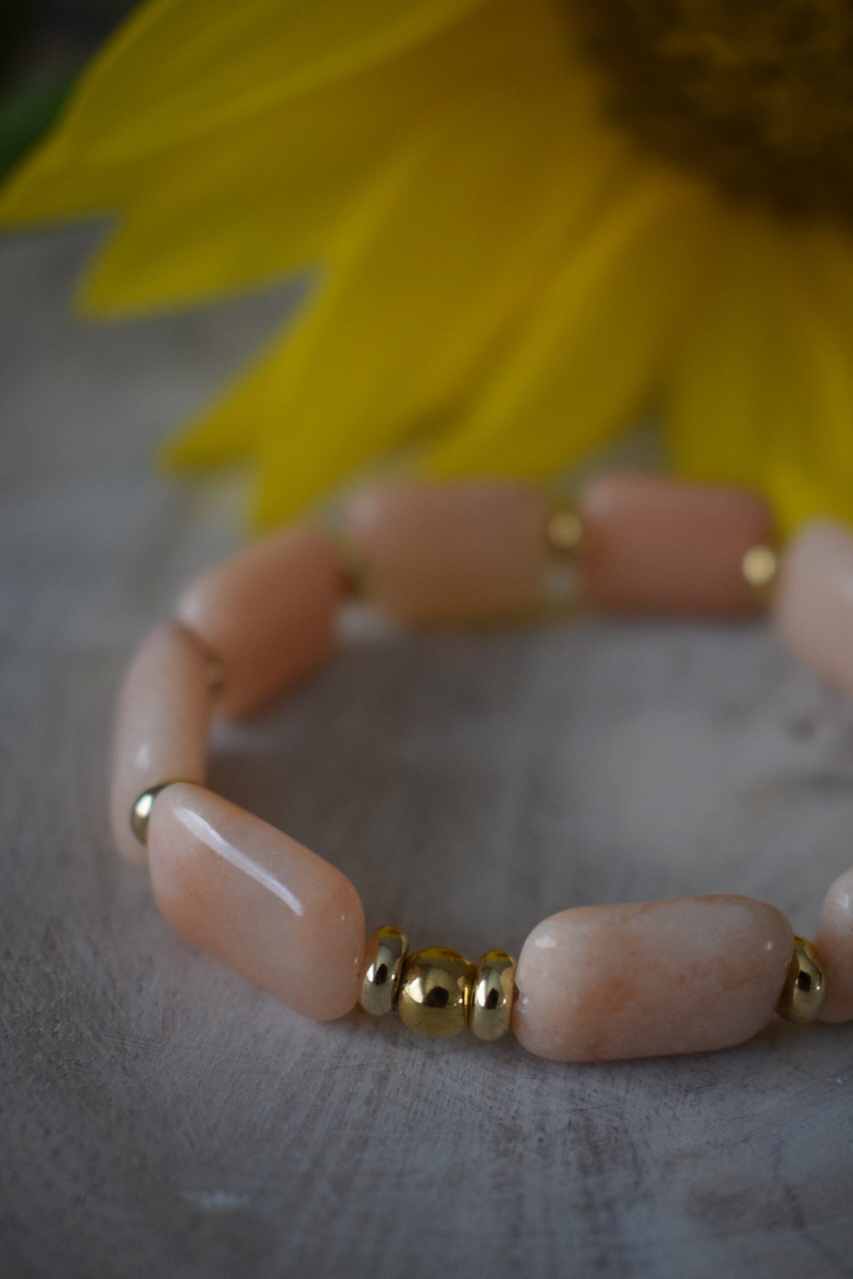 Armband Roze Aventurijn edelsteenkralen ~ RA 003 - Afbeelding 5